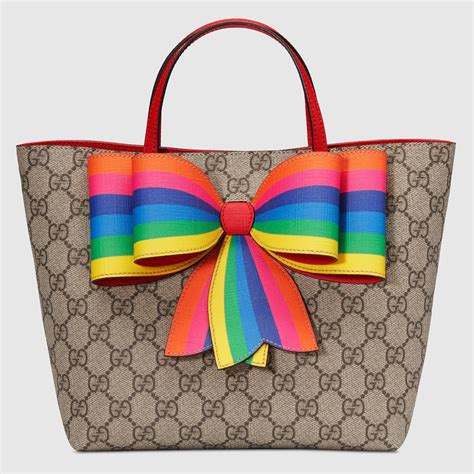 gucci bow tote|authentic gucci tote bag.